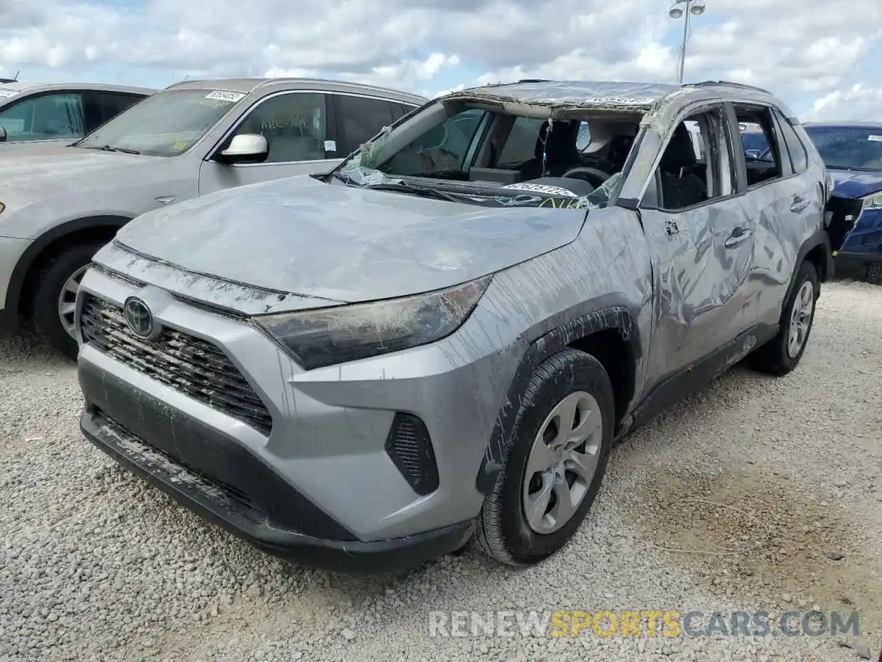 2 Photograph of a damaged car 2T3K1RFV1MC091537 TOYOTA RAV4 2021