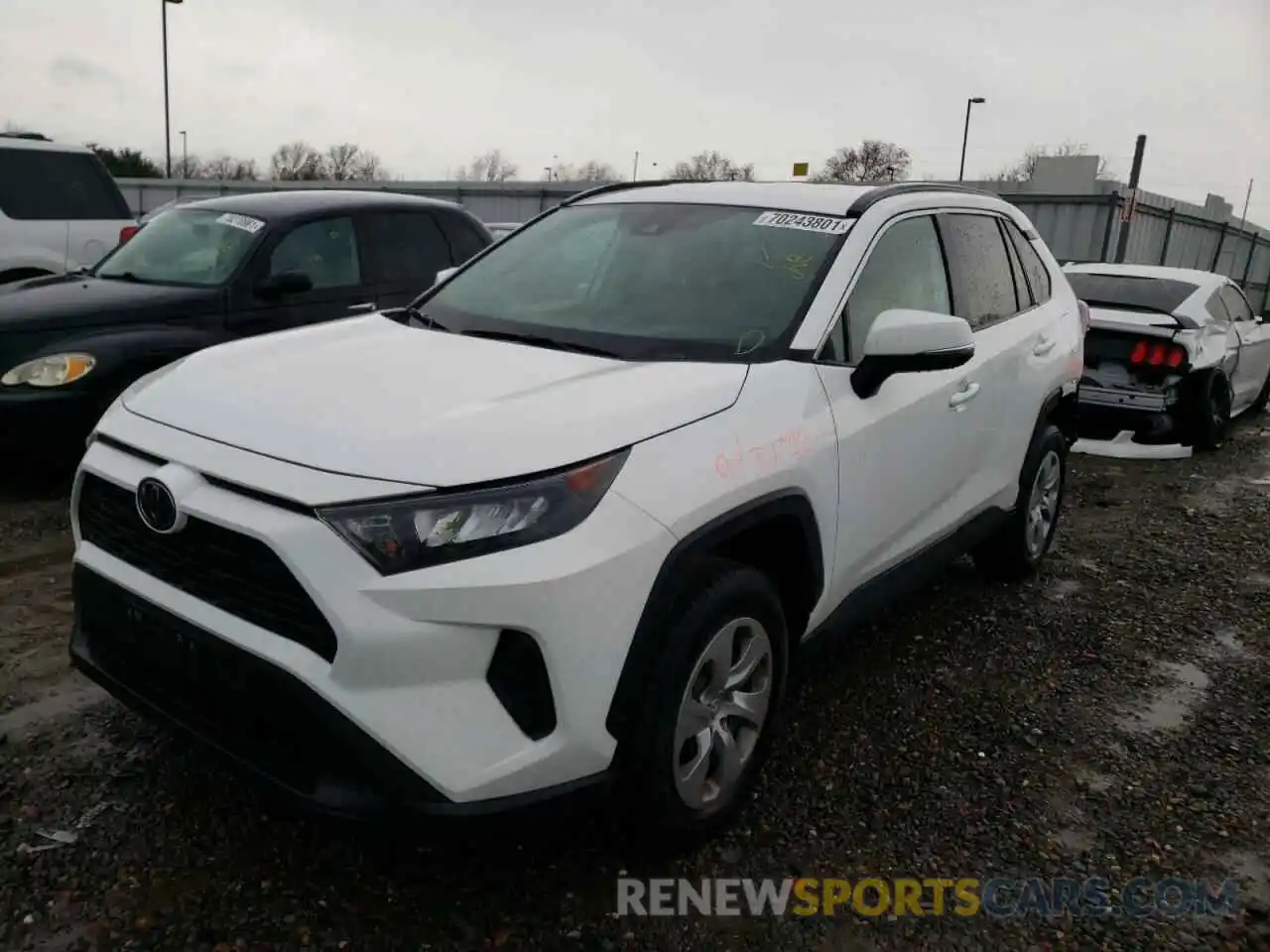 2 Photograph of a damaged car 2T3K1RFV1MC115304 TOYOTA RAV4 2021