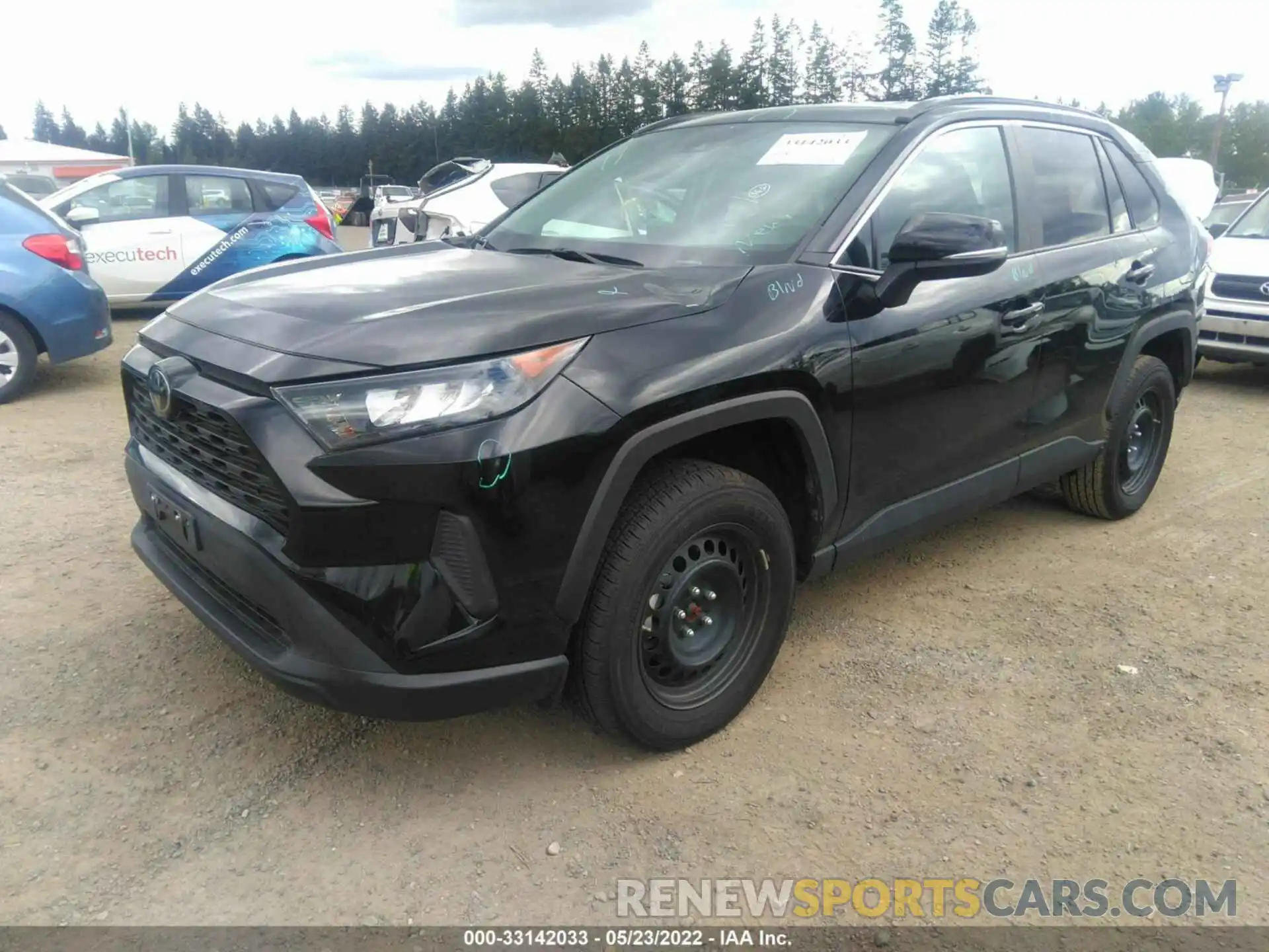 2 Photograph of a damaged car 2T3K1RFV1MW129914 TOYOTA RAV4 2021