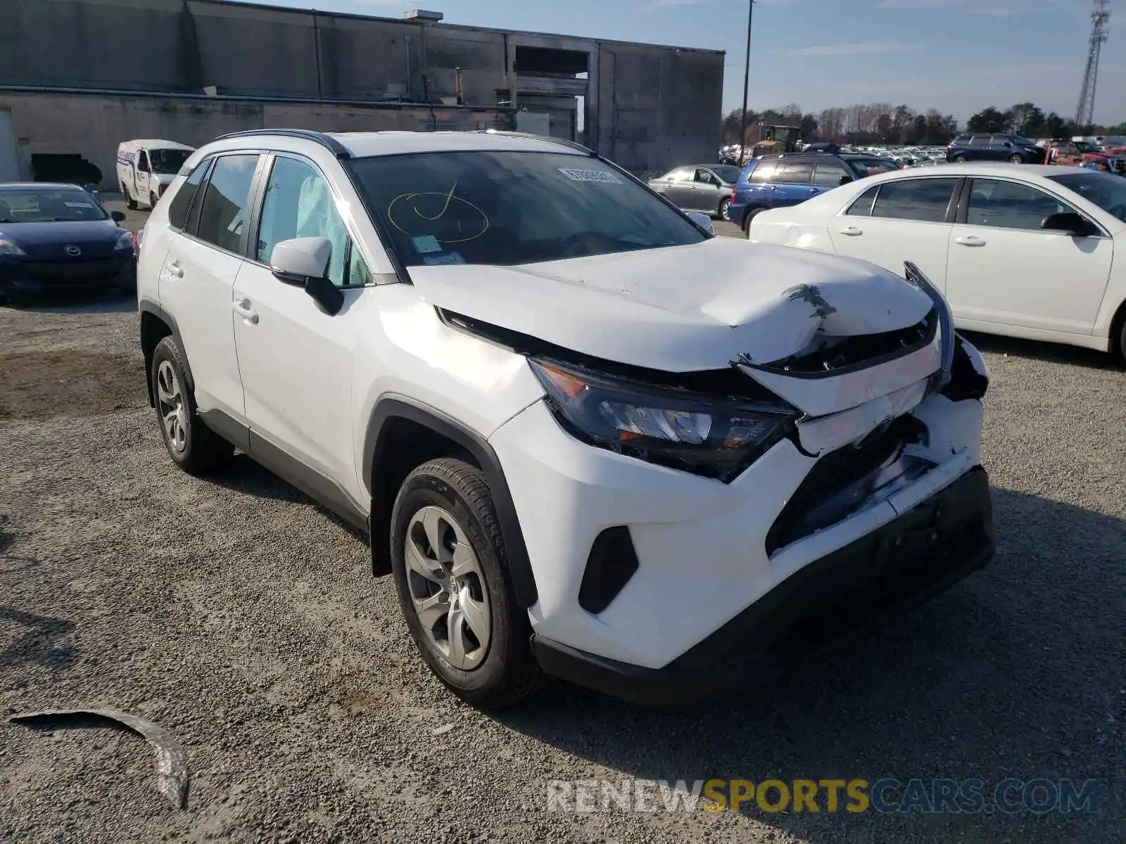 1 Photograph of a damaged car 2T3K1RFV1MW158670 TOYOTA RAV4 2021