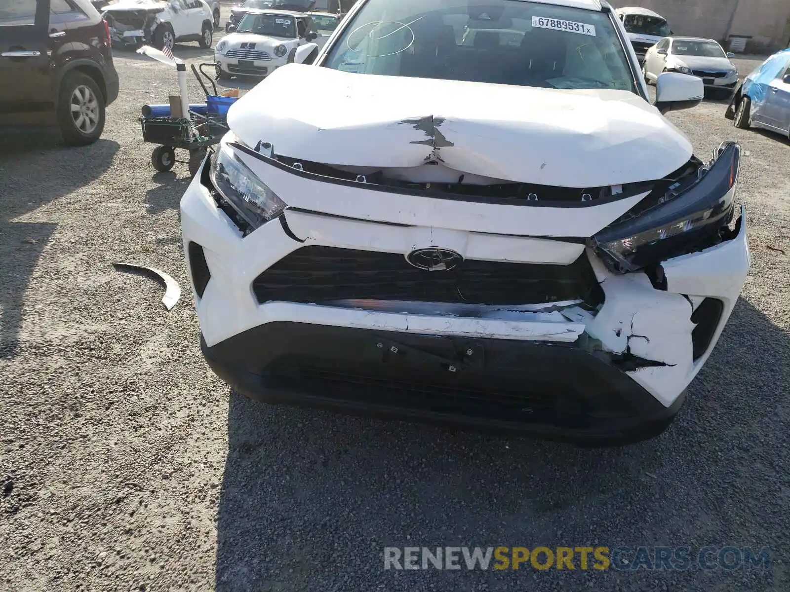 9 Photograph of a damaged car 2T3K1RFV1MW158670 TOYOTA RAV4 2021