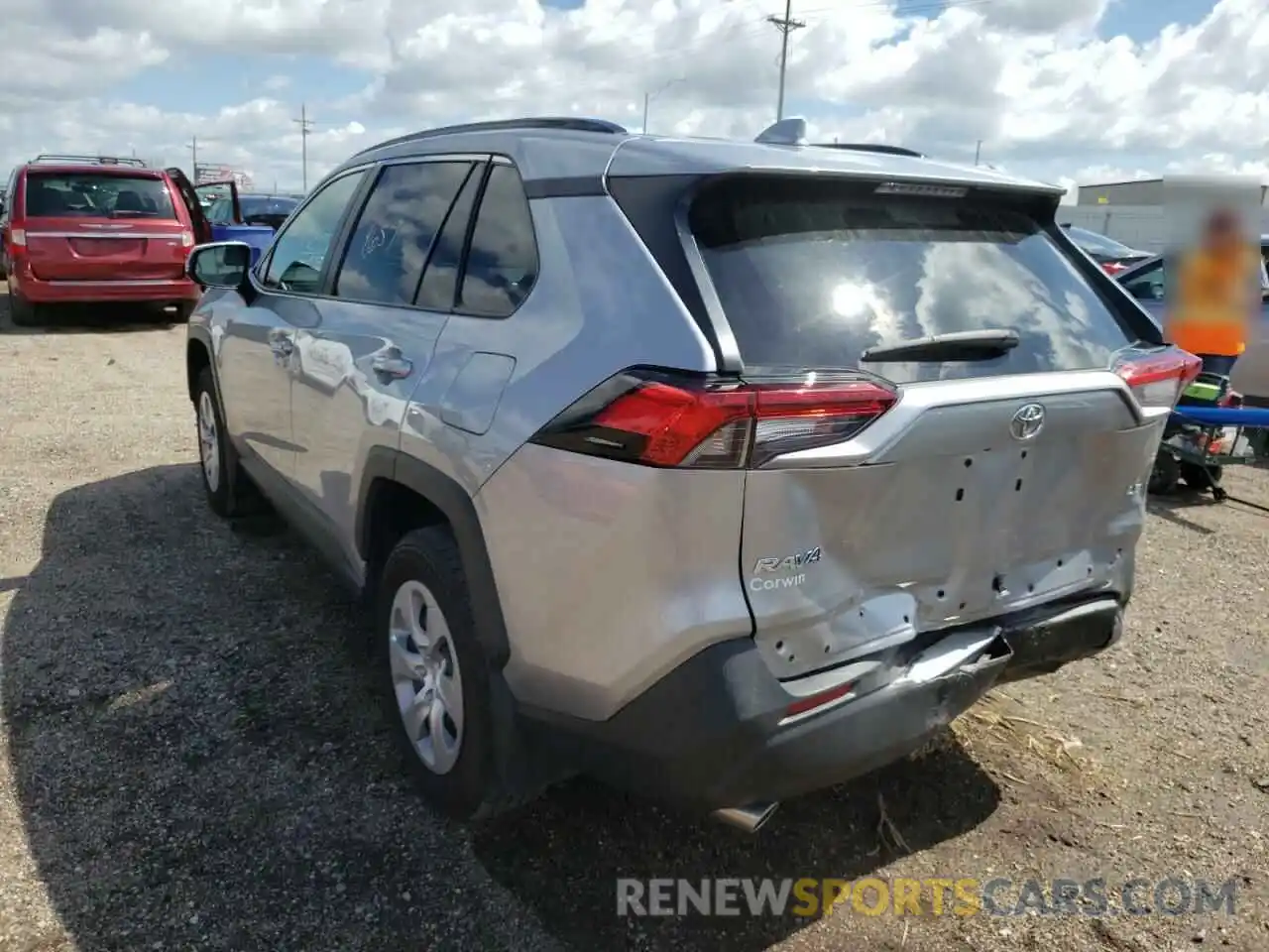 3 Photograph of a damaged car 2T3K1RFV2MC118602 TOYOTA RAV4 2021