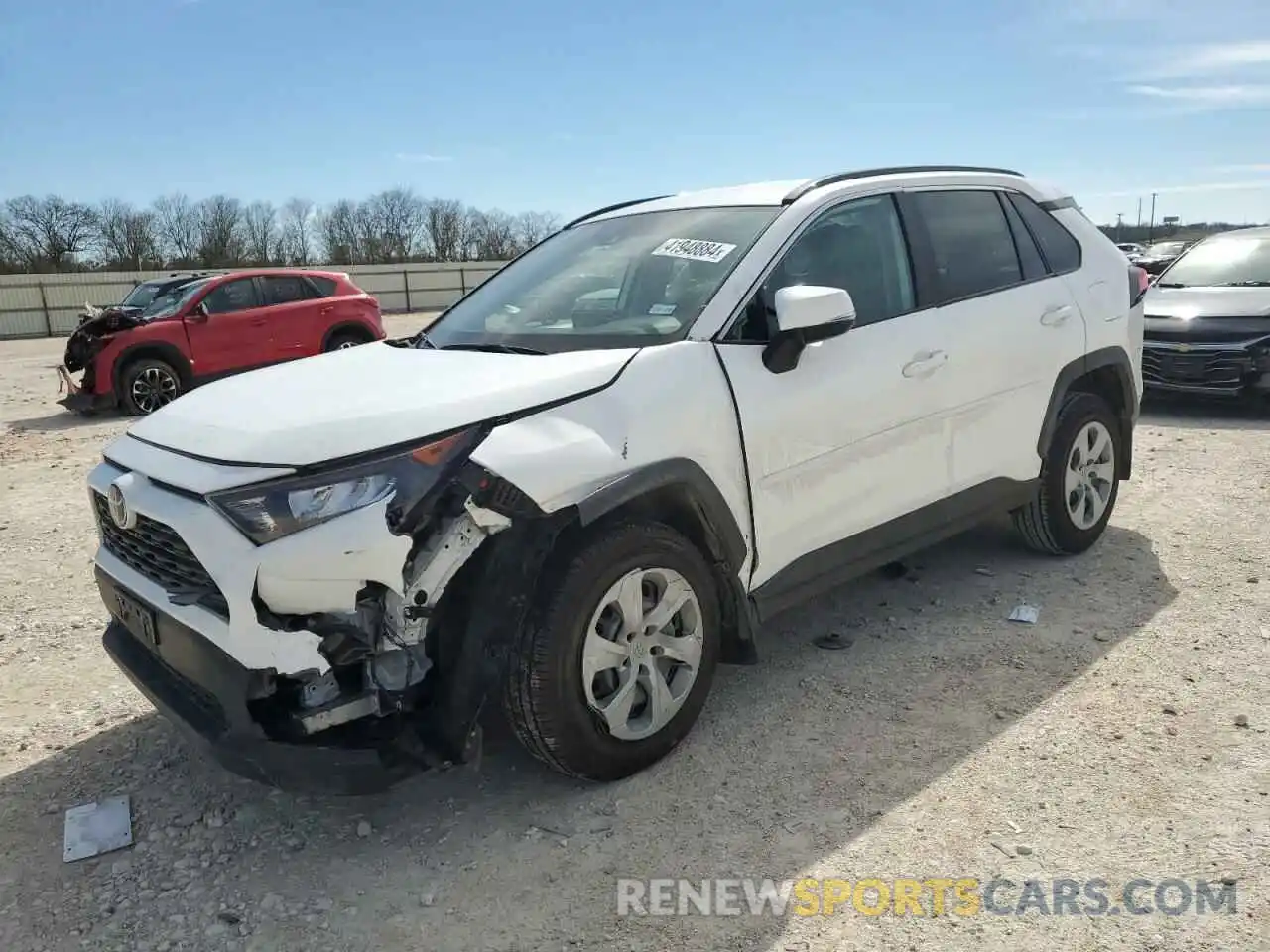 1 Photograph of a damaged car 2T3K1RFV2MW148410 TOYOTA RAV4 2021