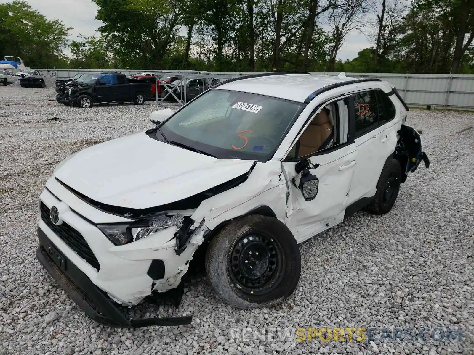 2 Photograph of a damaged car 2T3K1RFV3MC124151 TOYOTA RAV4 2021