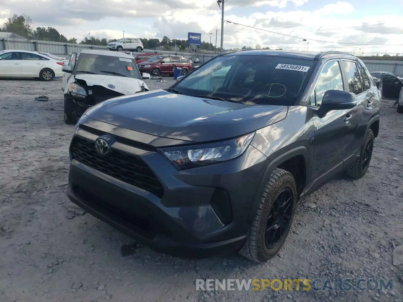 2 Photograph of a damaged car 2T3K1RFV3MC124487 TOYOTA RAV4 2021