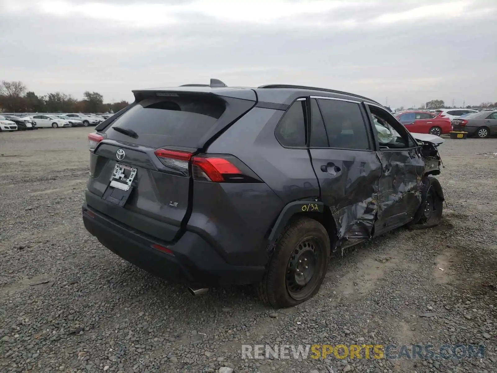 4 Photograph of a damaged car 2T3K1RFV3MC127924 TOYOTA RAV4 2021