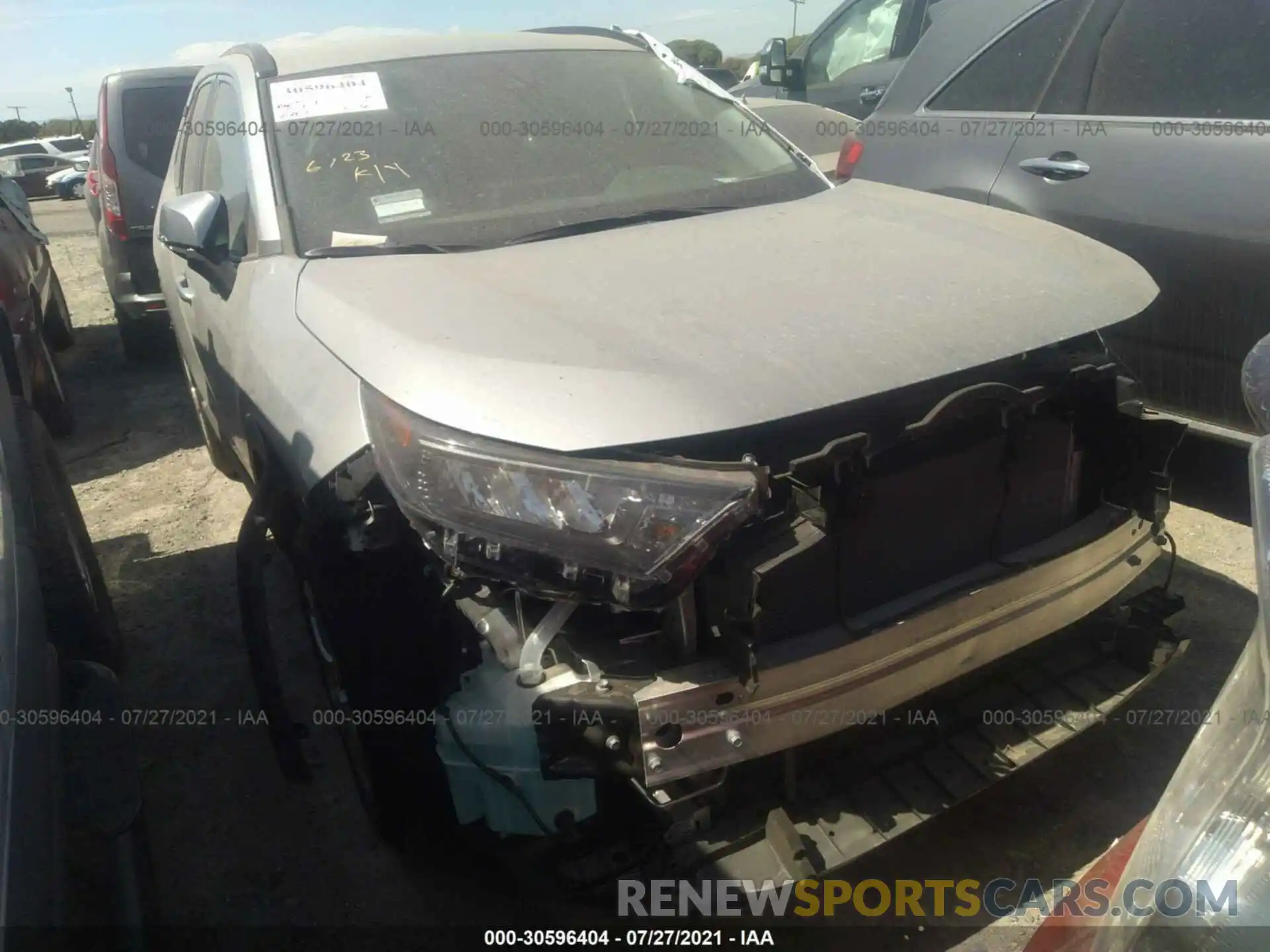 6 Photograph of a damaged car 2T3K1RFV3MW121247 TOYOTA RAV4 2021