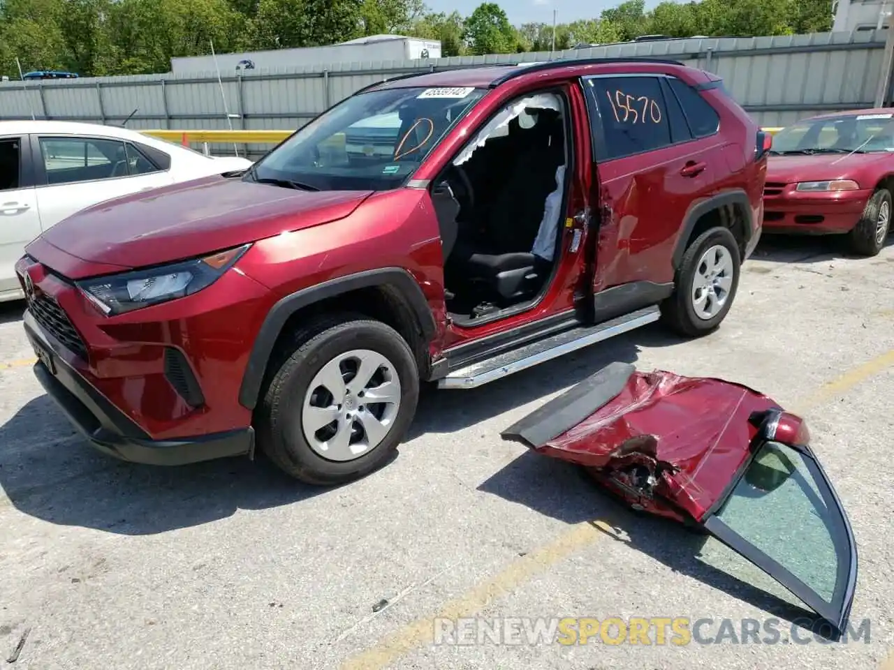 2 Photograph of a damaged car 2T3K1RFV3MW133284 TOYOTA RAV4 2021