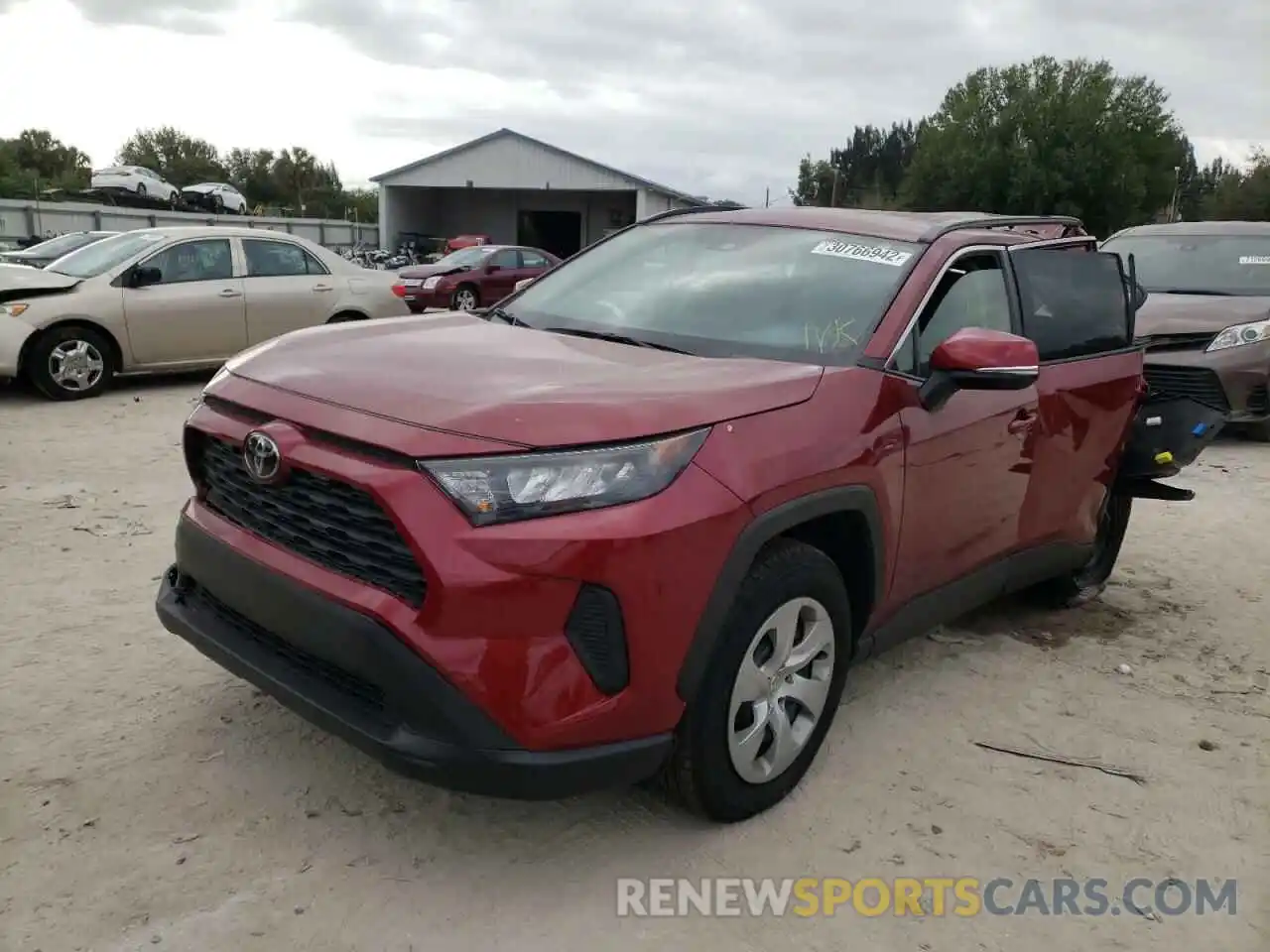 2 Photograph of a damaged car 2T3K1RFV3MW139182 TOYOTA RAV4 2021