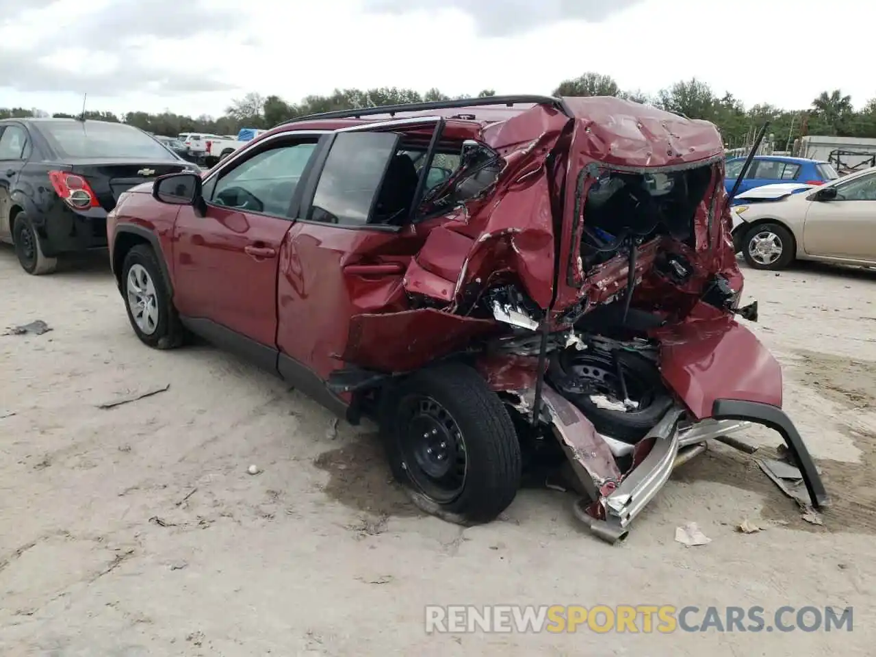 3 Photograph of a damaged car 2T3K1RFV3MW139182 TOYOTA RAV4 2021