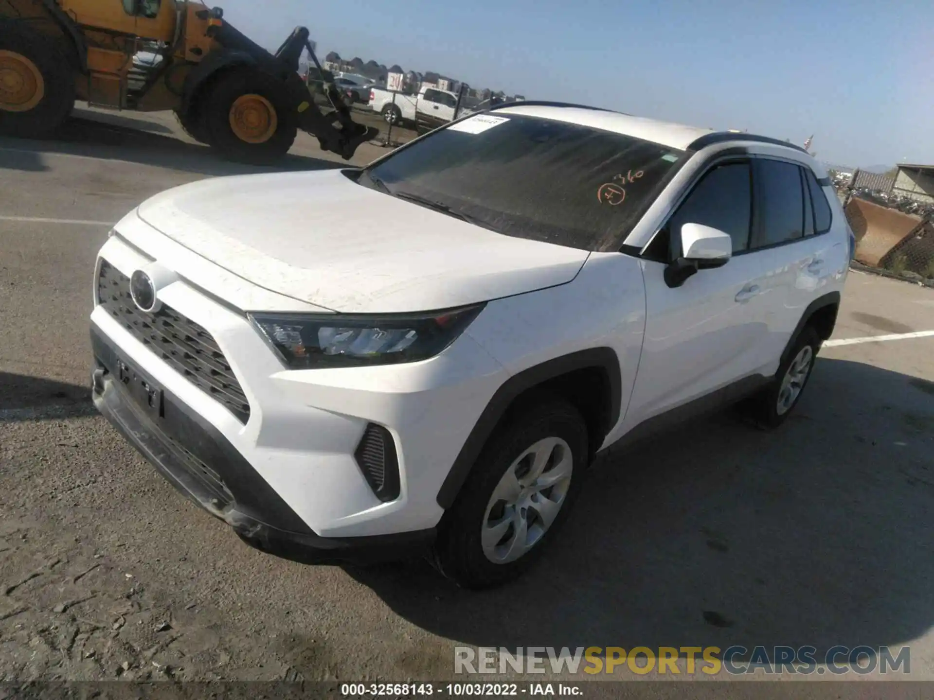 2 Photograph of a damaged car 2T3K1RFV4MC092116 TOYOTA RAV4 2021