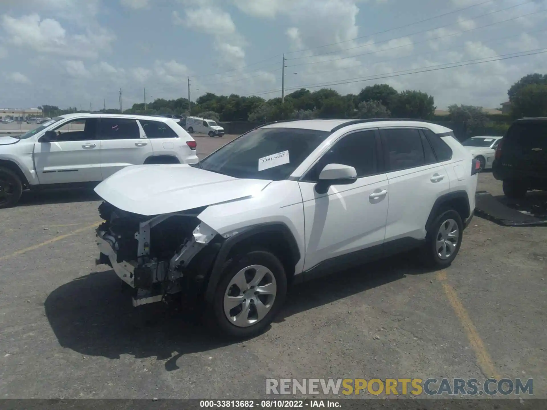 2 Photograph of a damaged car 2T3K1RFV4MC127091 TOYOTA RAV4 2021