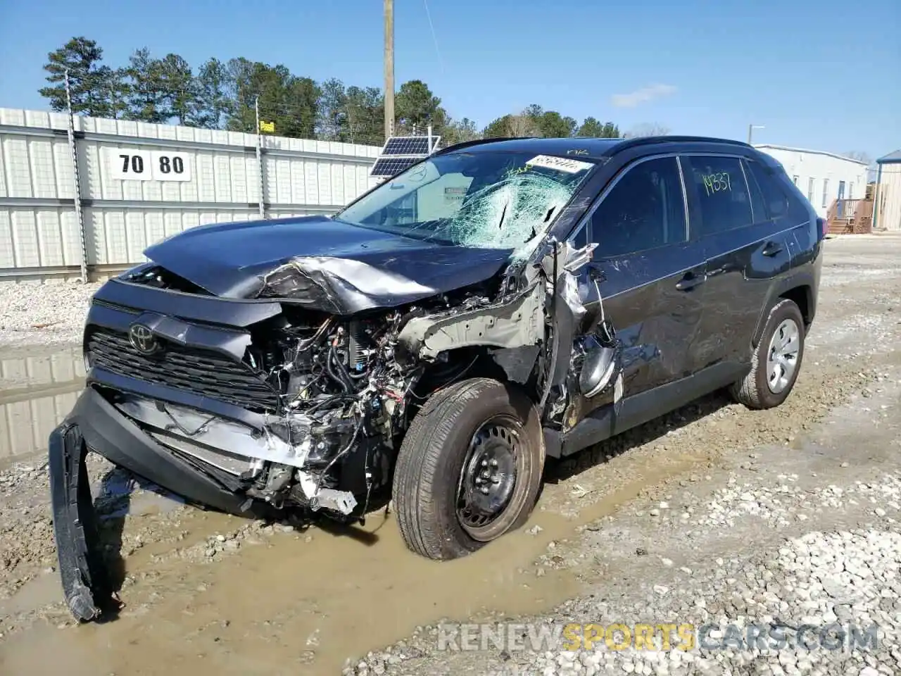 2 Photograph of a damaged car 2T3K1RFV4MC132744 TOYOTA RAV4 2021