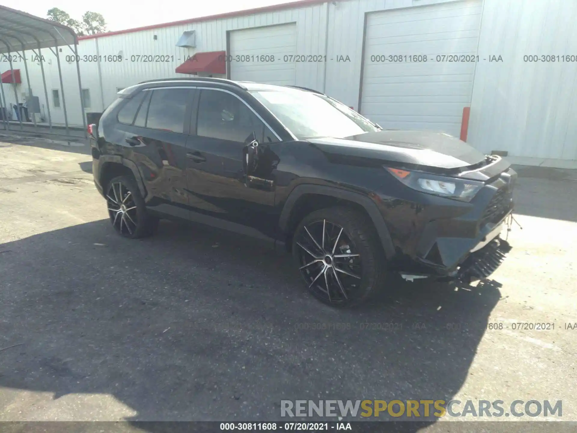 1 Photograph of a damaged car 2T3K1RFV4MC135076 TOYOTA RAV4 2021