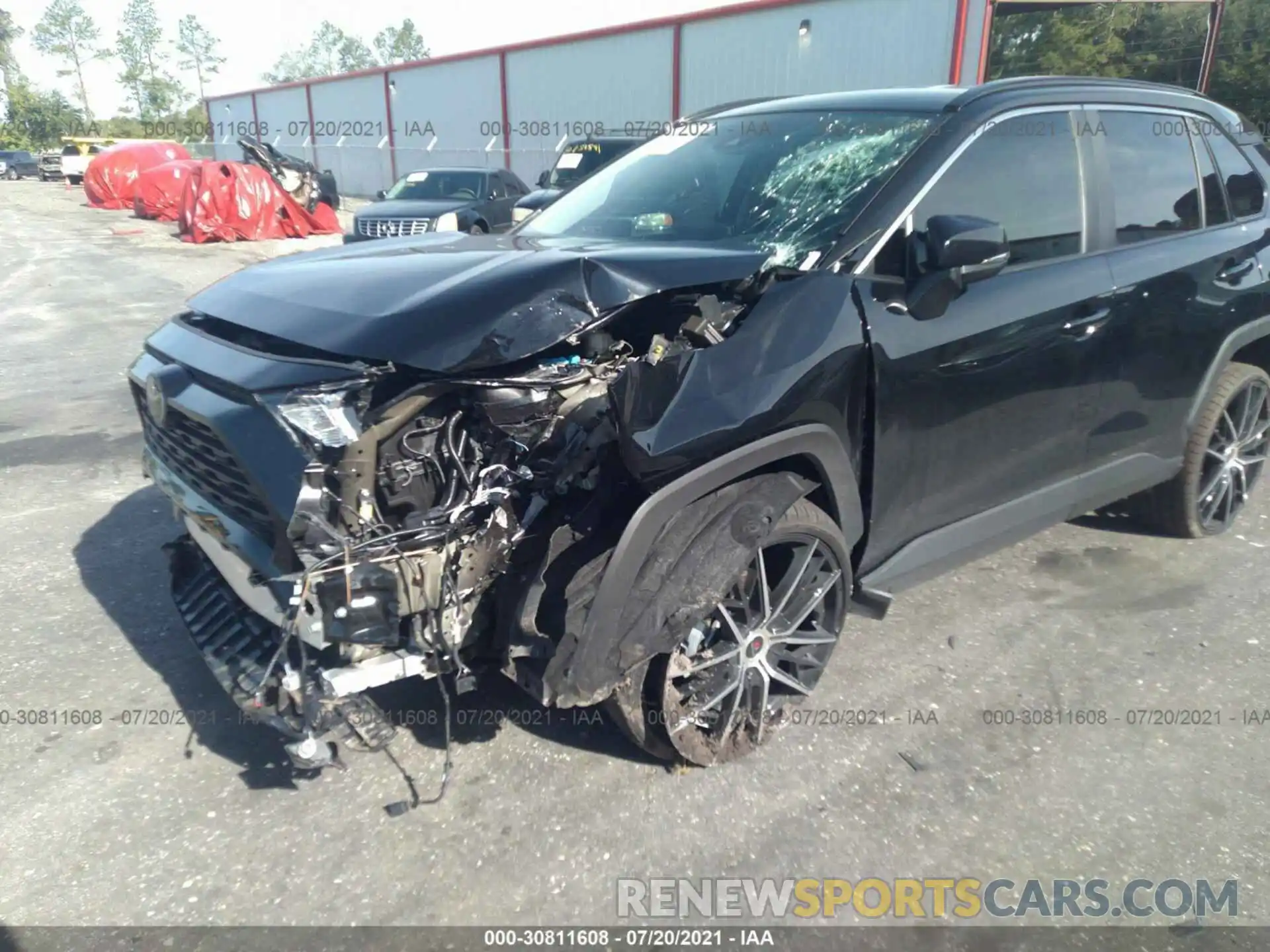 6 Photograph of a damaged car 2T3K1RFV4MC135076 TOYOTA RAV4 2021