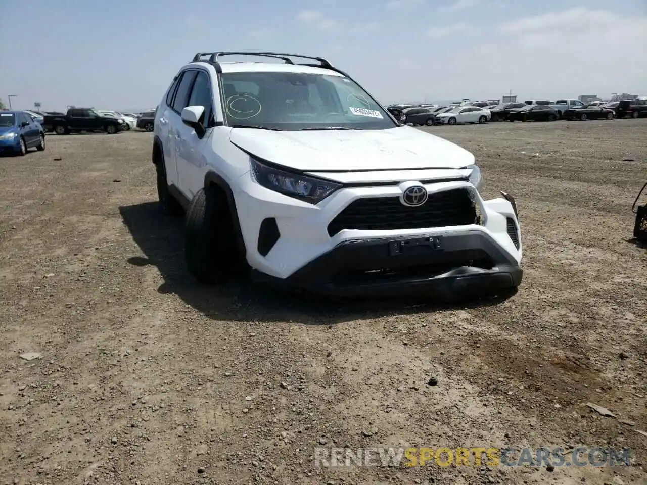 1 Photograph of a damaged car 2T3K1RFV4MC172158 TOYOTA RAV4 2021