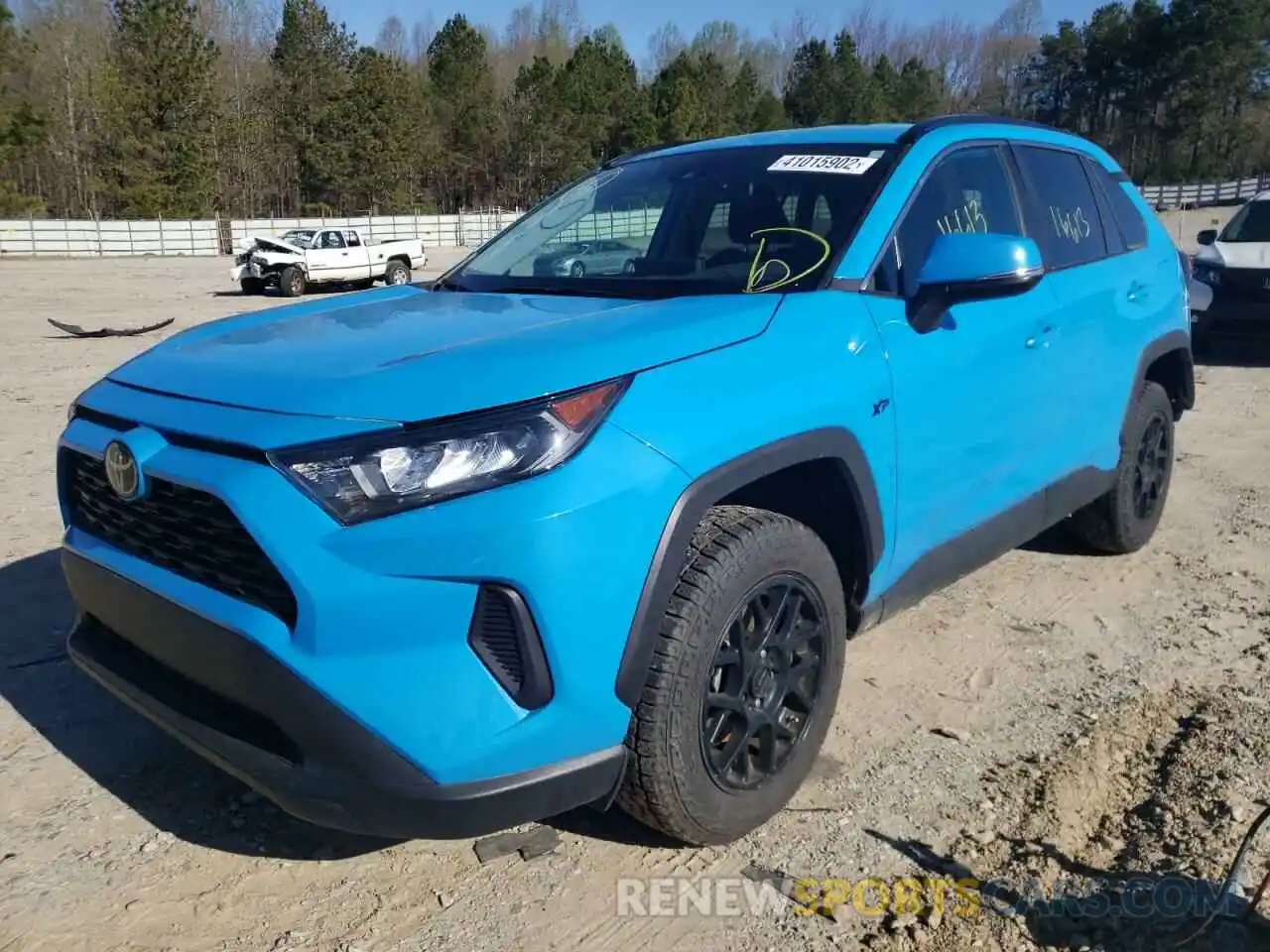 2 Photograph of a damaged car 2T3K1RFV4MW142642 TOYOTA RAV4 2021