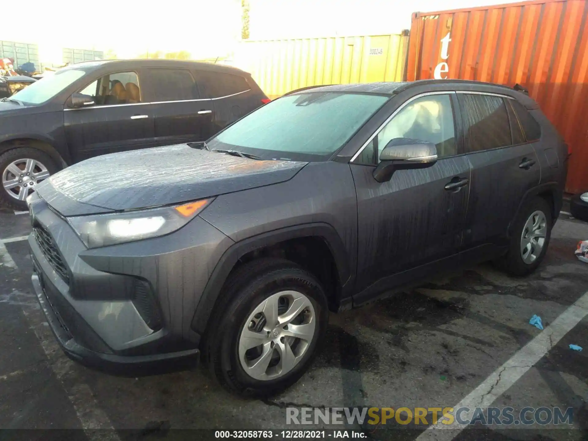 2 Photograph of a damaged car 2T3K1RFV5MC115676 TOYOTA RAV4 2021