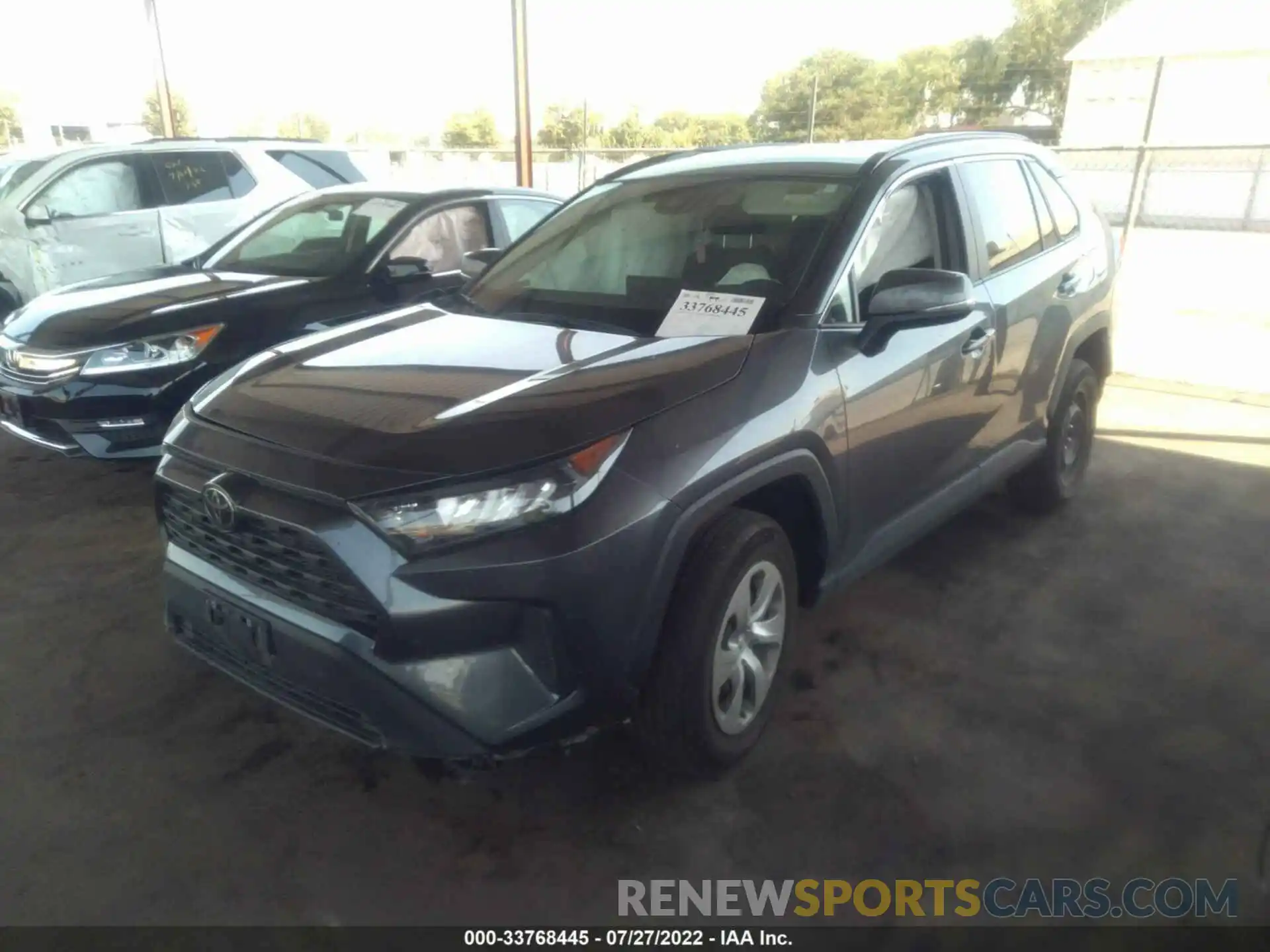 2 Photograph of a damaged car 2T3K1RFV5MC116066 TOYOTA RAV4 2021