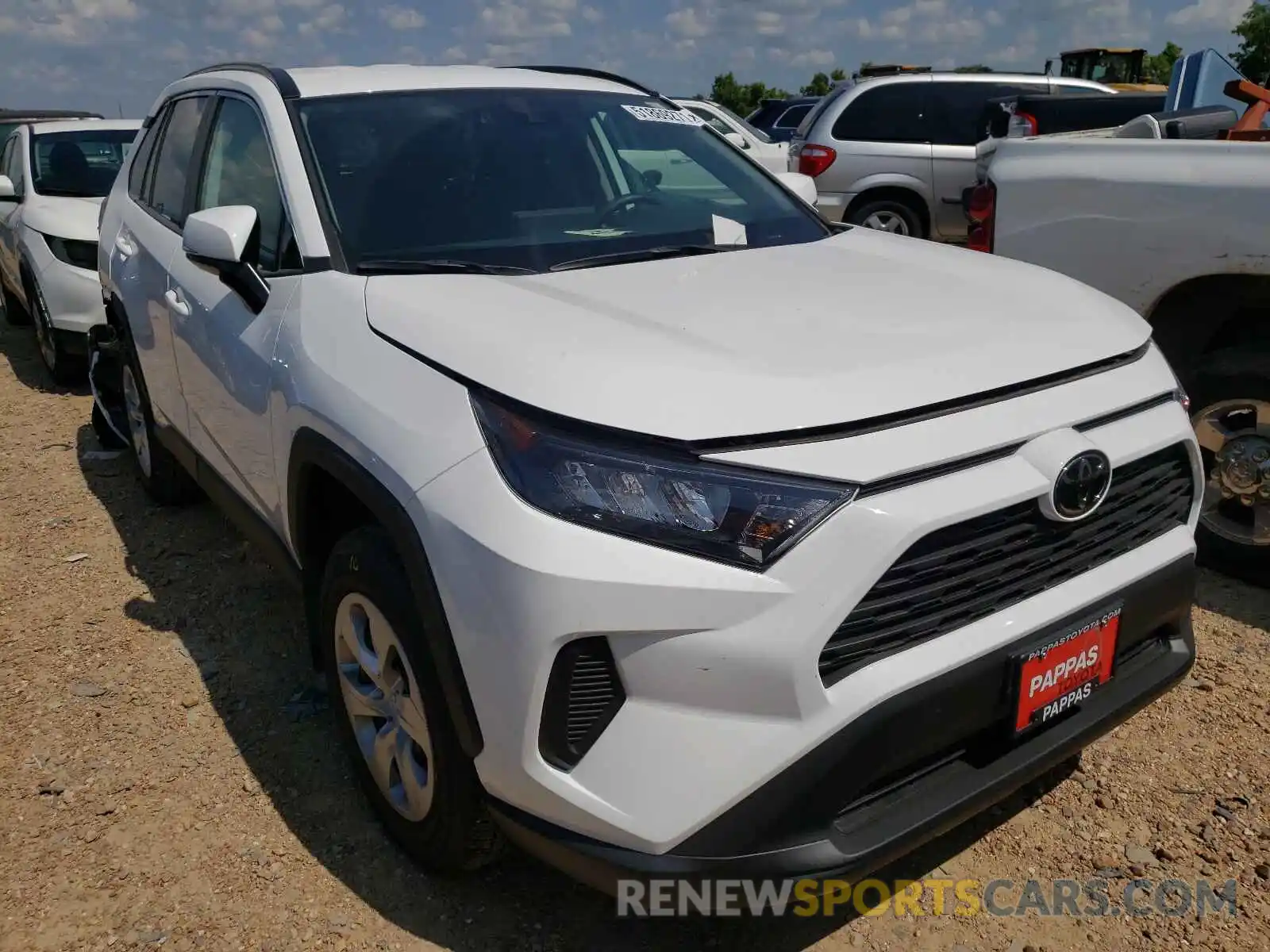 1 Photograph of a damaged car 2T3K1RFV5MC139315 TOYOTA RAV4 2021