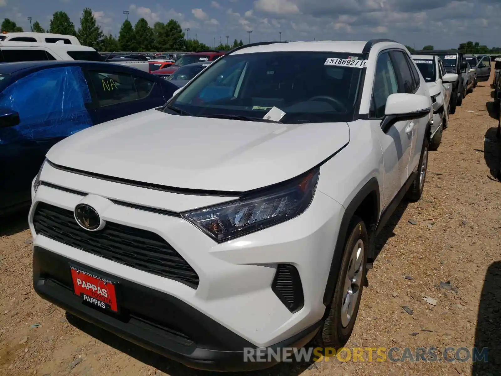 2 Фотография поврежденного автомобиля 2T3K1RFV5MC139315 TOYOTA RAV4 2021