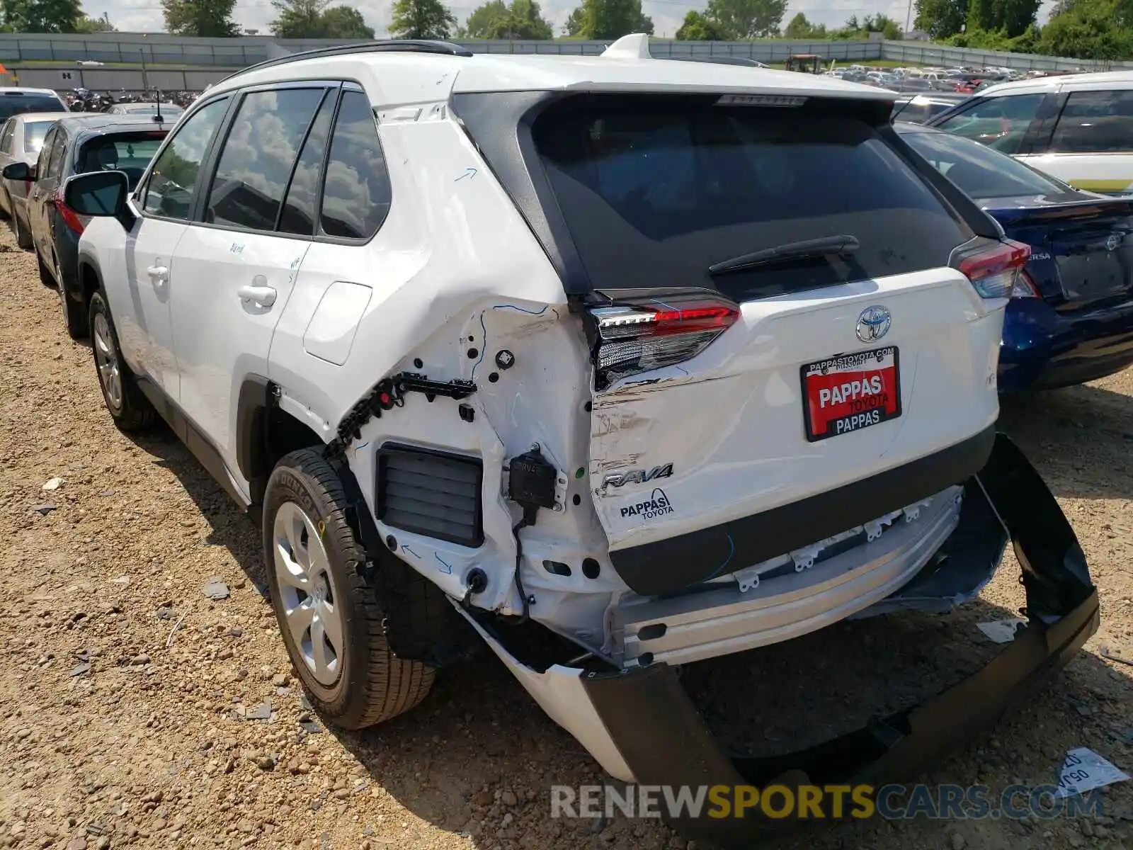 3 Photograph of a damaged car 2T3K1RFV5MC139315 TOYOTA RAV4 2021