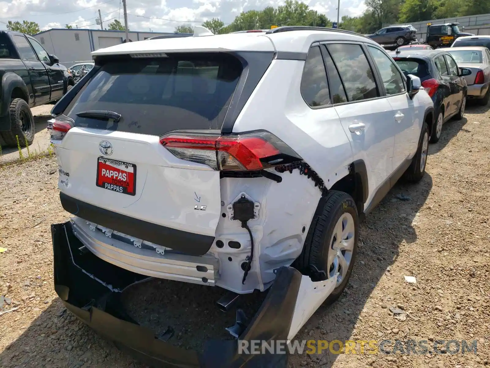 4 Photograph of a damaged car 2T3K1RFV5MC139315 TOYOTA RAV4 2021