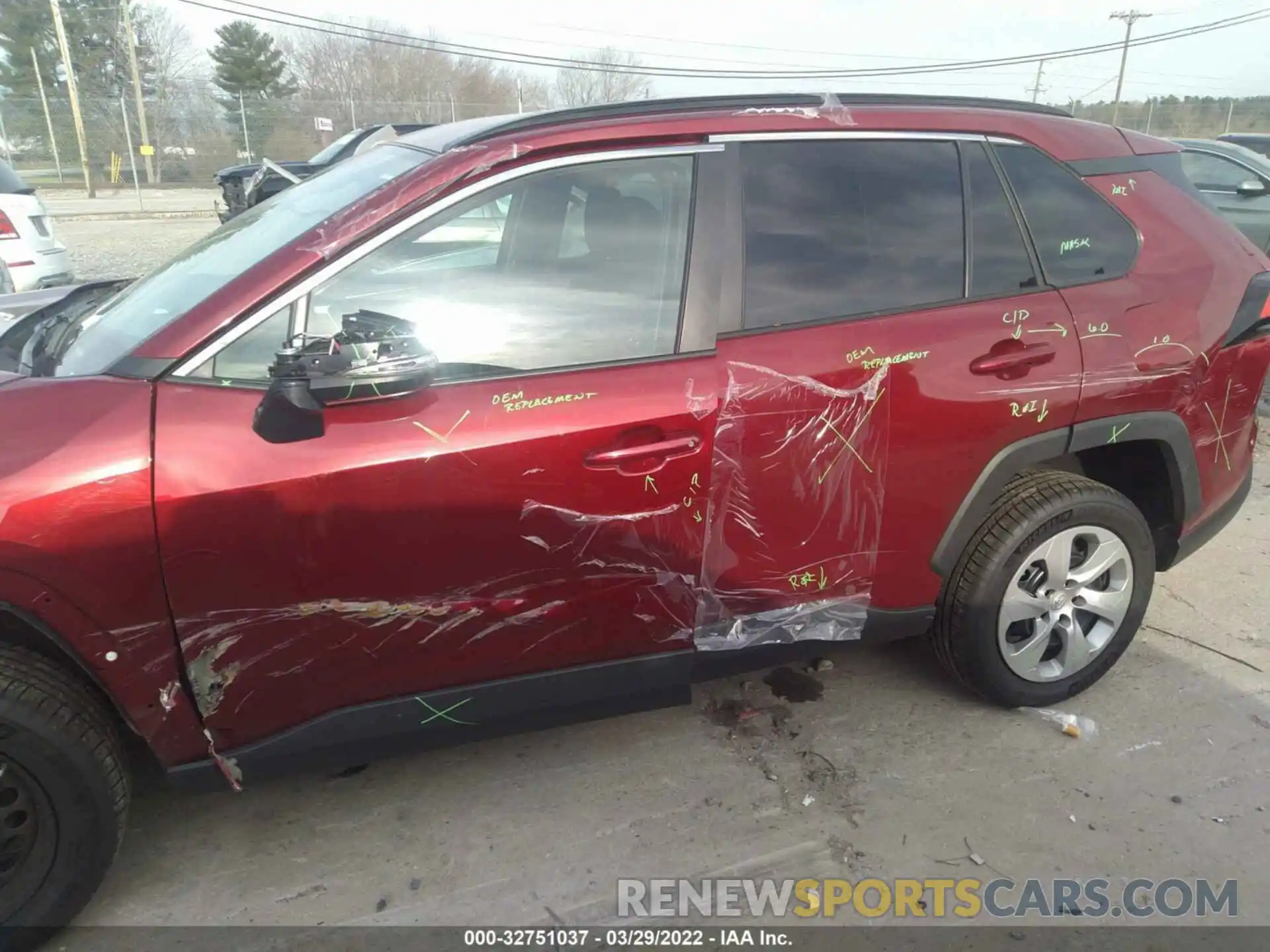 6 Photograph of a damaged car 2T3K1RFV5MW109245 TOYOTA RAV4 2021