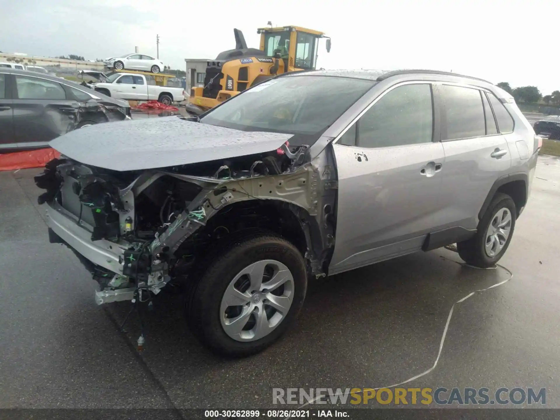 2 Photograph of a damaged car 2T3K1RFV5MW126675 TOYOTA RAV4 2021