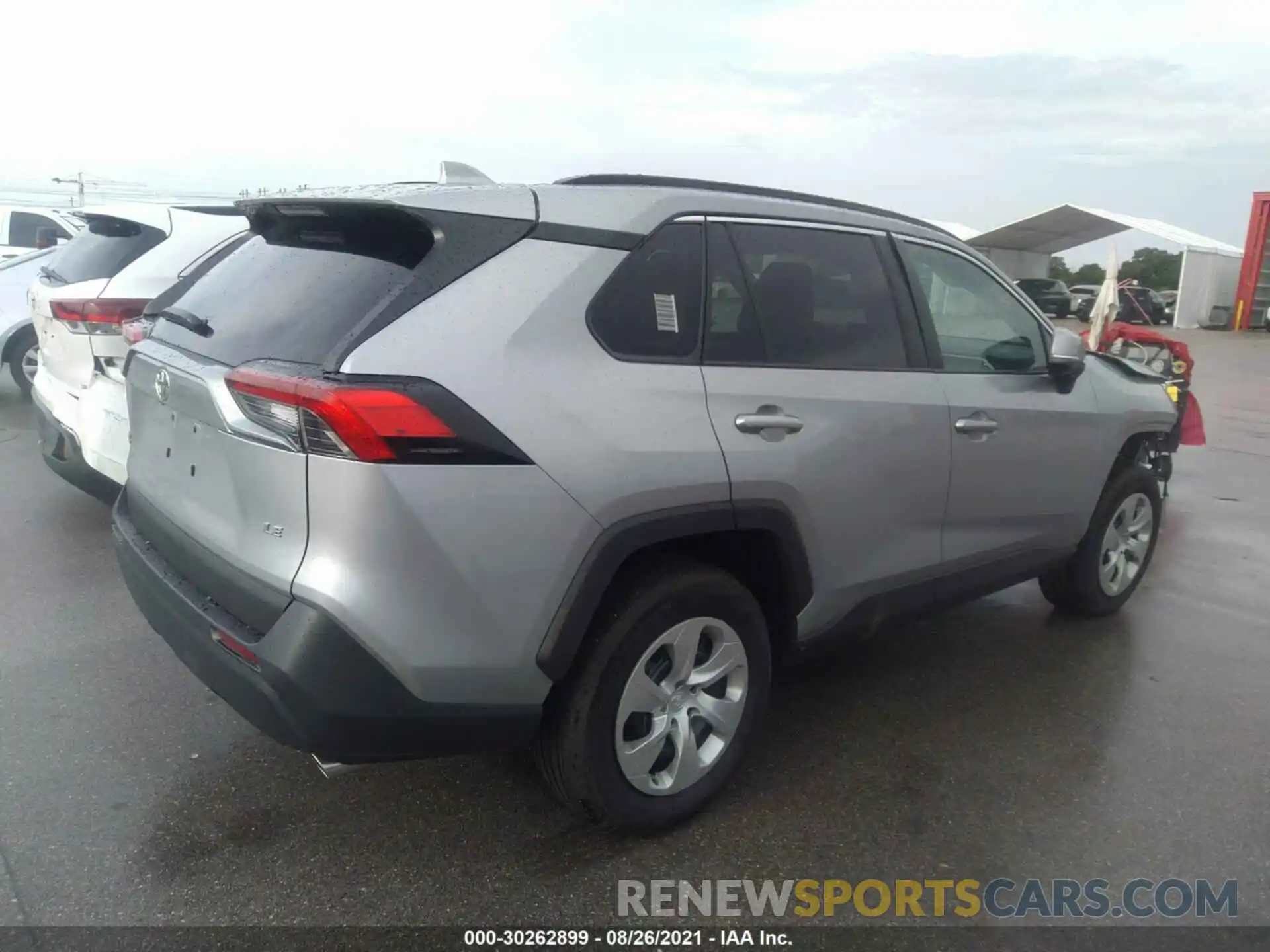 4 Photograph of a damaged car 2T3K1RFV5MW126675 TOYOTA RAV4 2021