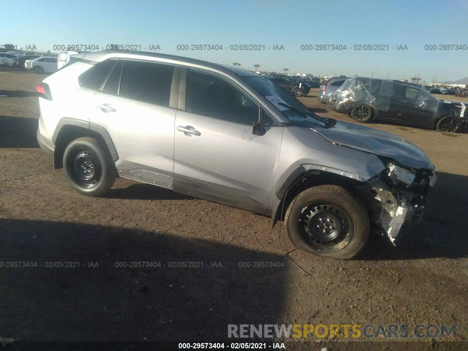 1 Photograph of a damaged car 2T3K1RFV7MC099089 TOYOTA RAV4 2021