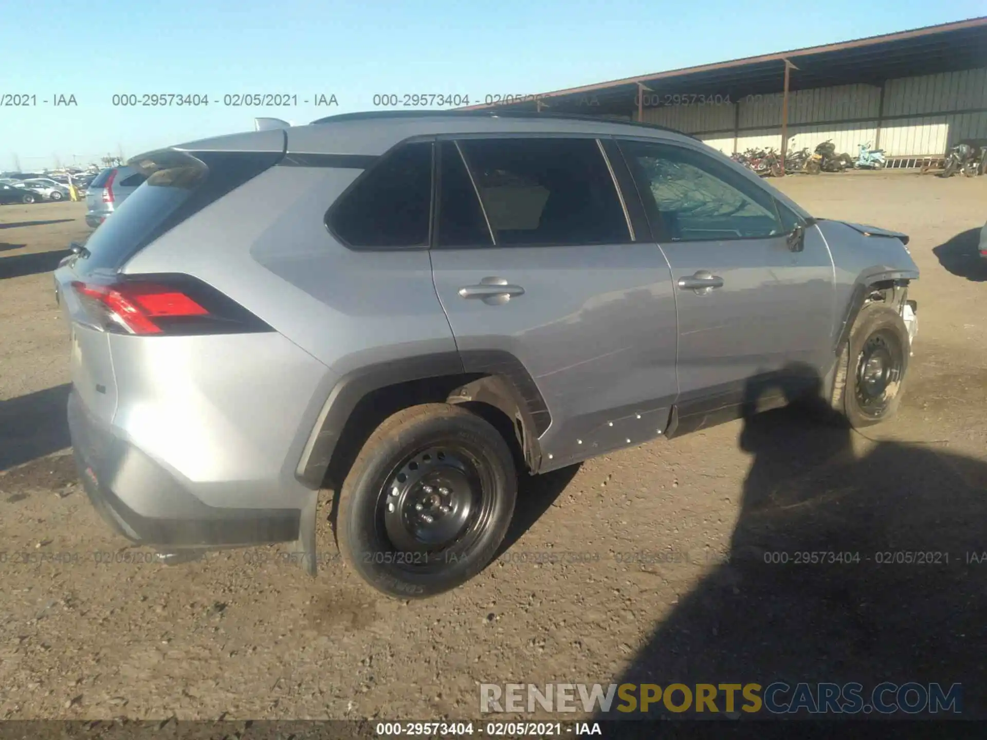 4 Photograph of a damaged car 2T3K1RFV7MC099089 TOYOTA RAV4 2021