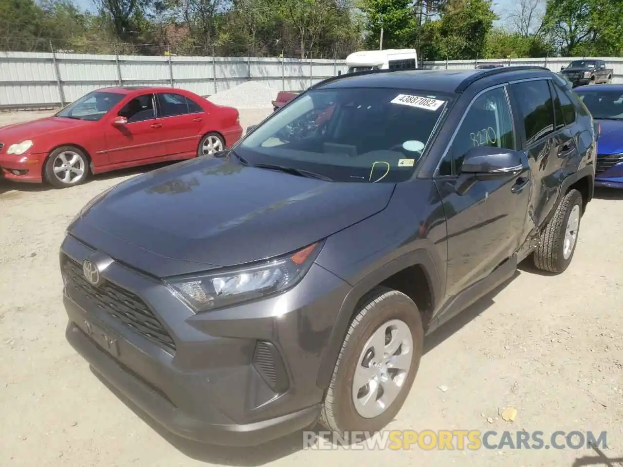 2 Photograph of a damaged car 2T3K1RFV7MC131376 TOYOTA RAV4 2021