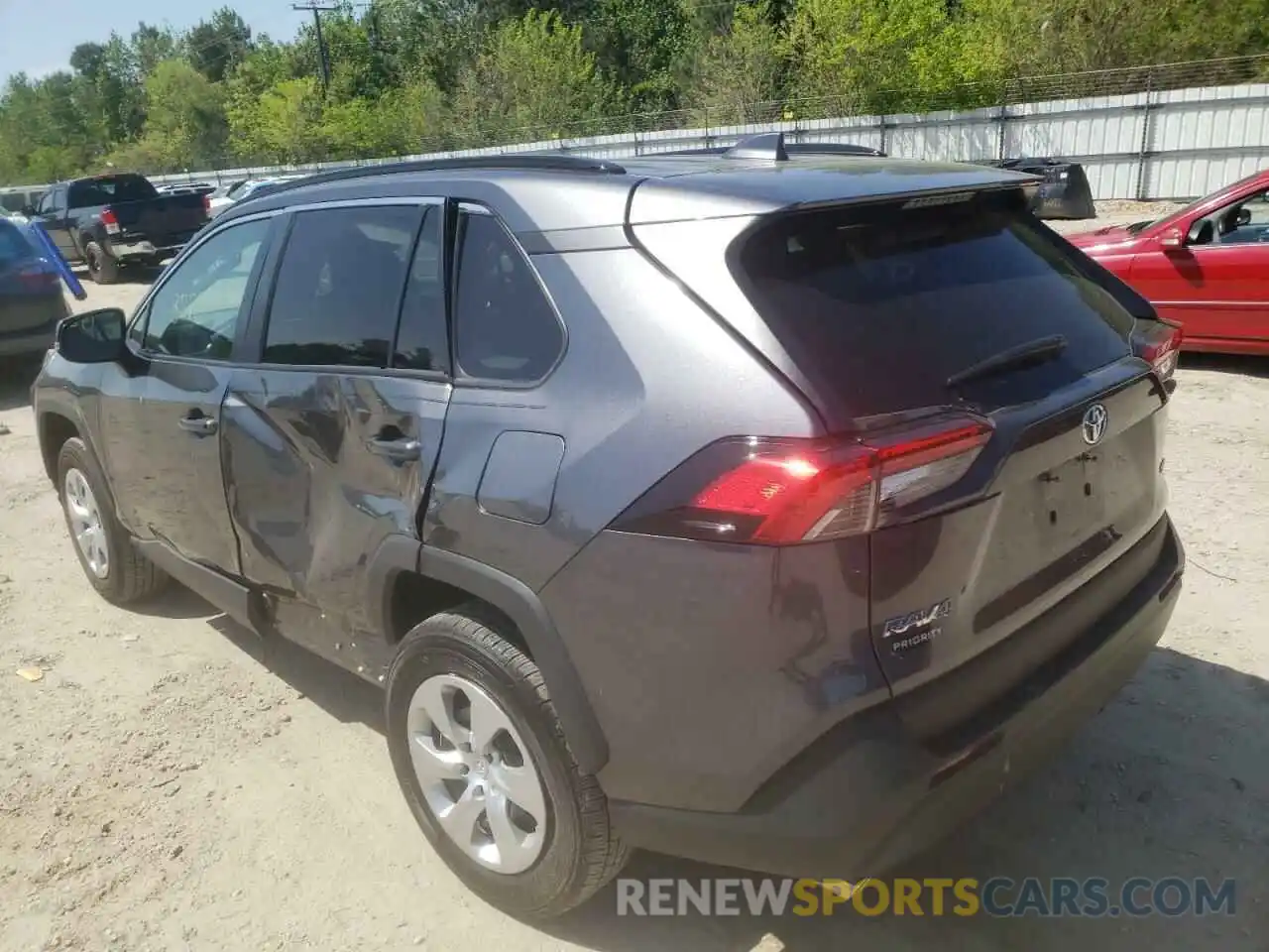 3 Photograph of a damaged car 2T3K1RFV7MC131376 TOYOTA RAV4 2021