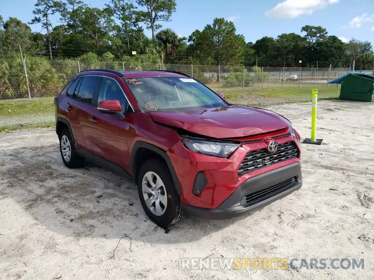 9 Photograph of a damaged car 2T3K1RFV7MW136009 TOYOTA RAV4 2021