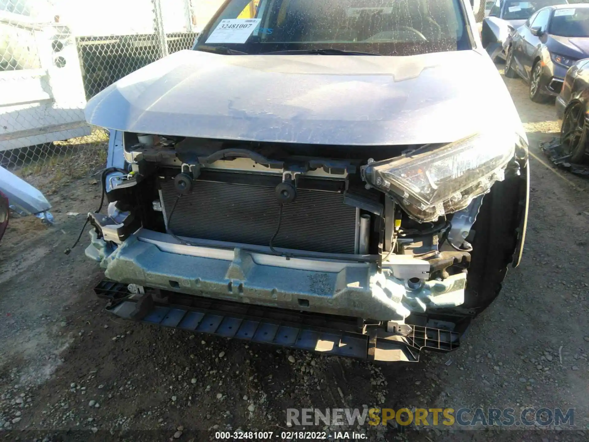 6 Photograph of a damaged car 2T3K1RFV8MC093480 TOYOTA RAV4 2021