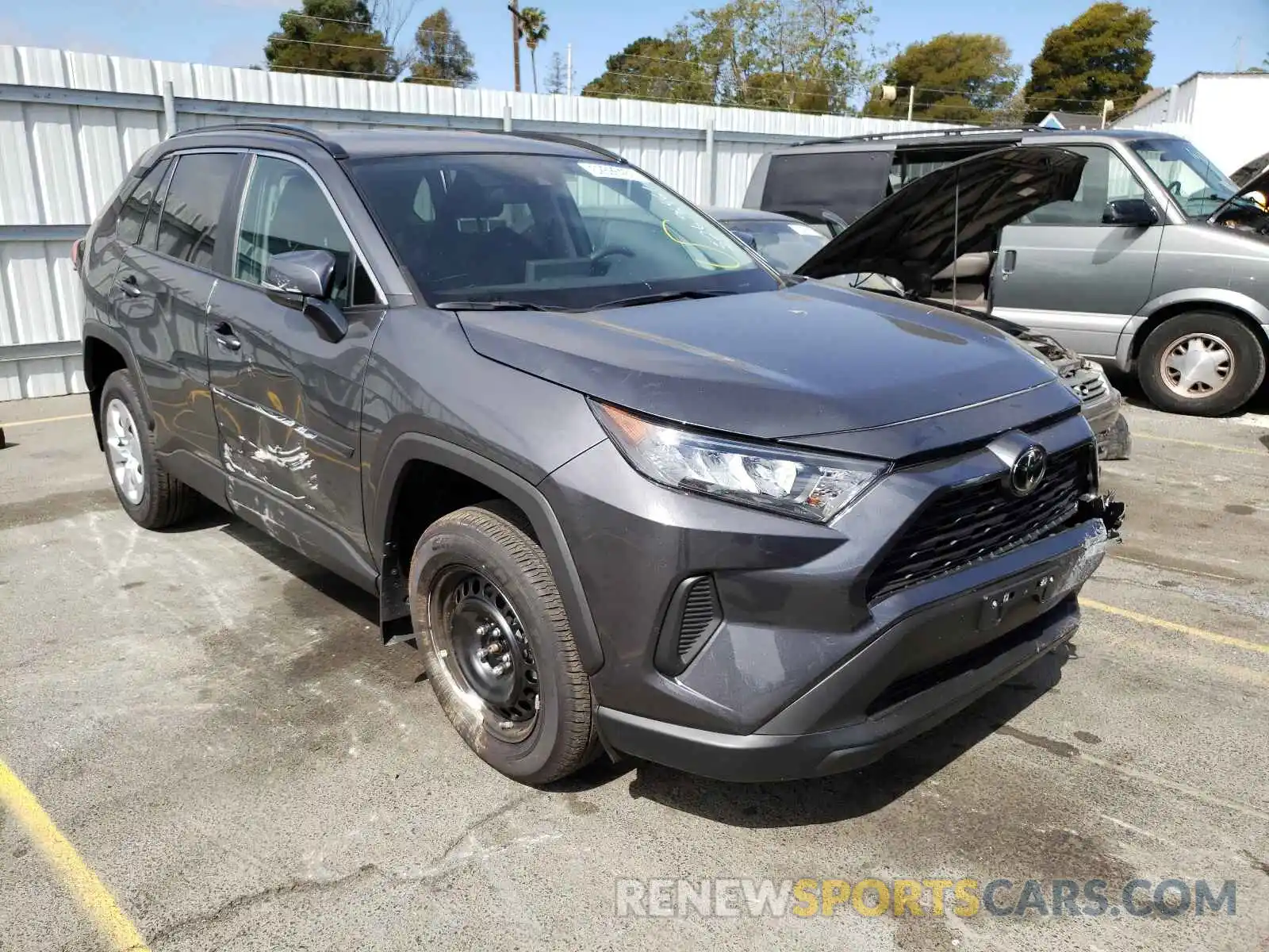 1 Photograph of a damaged car 2T3K1RFV8MC099456 TOYOTA RAV4 2021