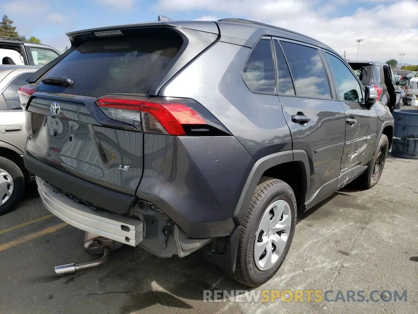 4 Photograph of a damaged car 2T3K1RFV8MC099456 TOYOTA RAV4 2021