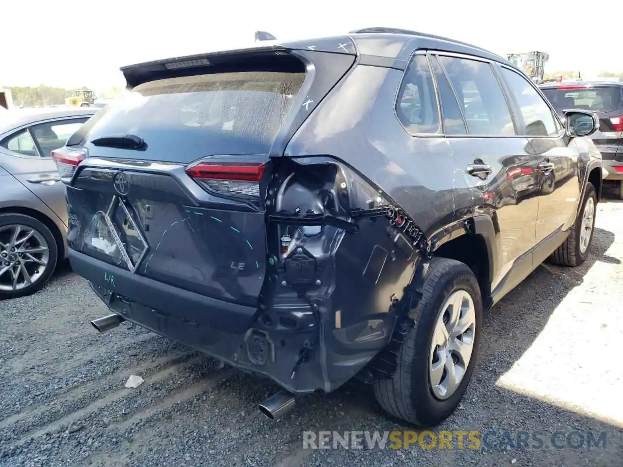 4 Photograph of a damaged car 2T3K1RFV8MC168274 TOYOTA RAV4 2021