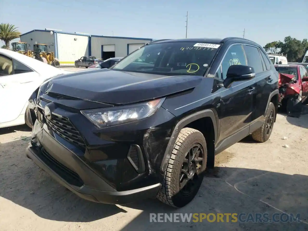 2 Photograph of a damaged car 2T3K1RFV9MC108231 TOYOTA RAV4 2021