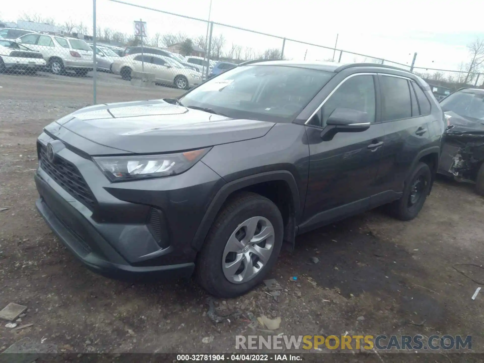 2 Photograph of a damaged car 2T3K1RFV9MC124784 TOYOTA RAV4 2021