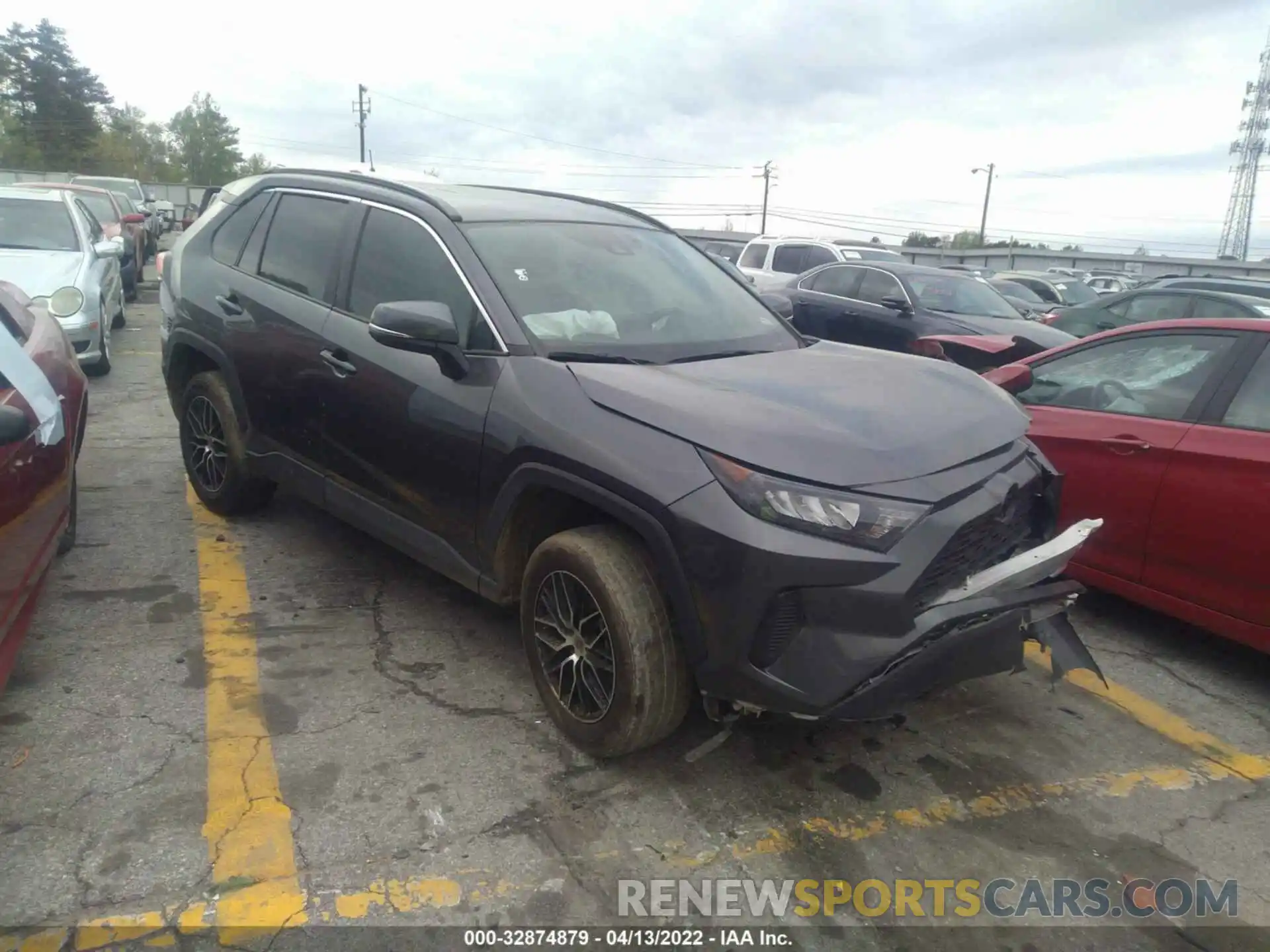 1 Photograph of a damaged car 2T3K1RFVXMC088636 TOYOTA RAV4 2021