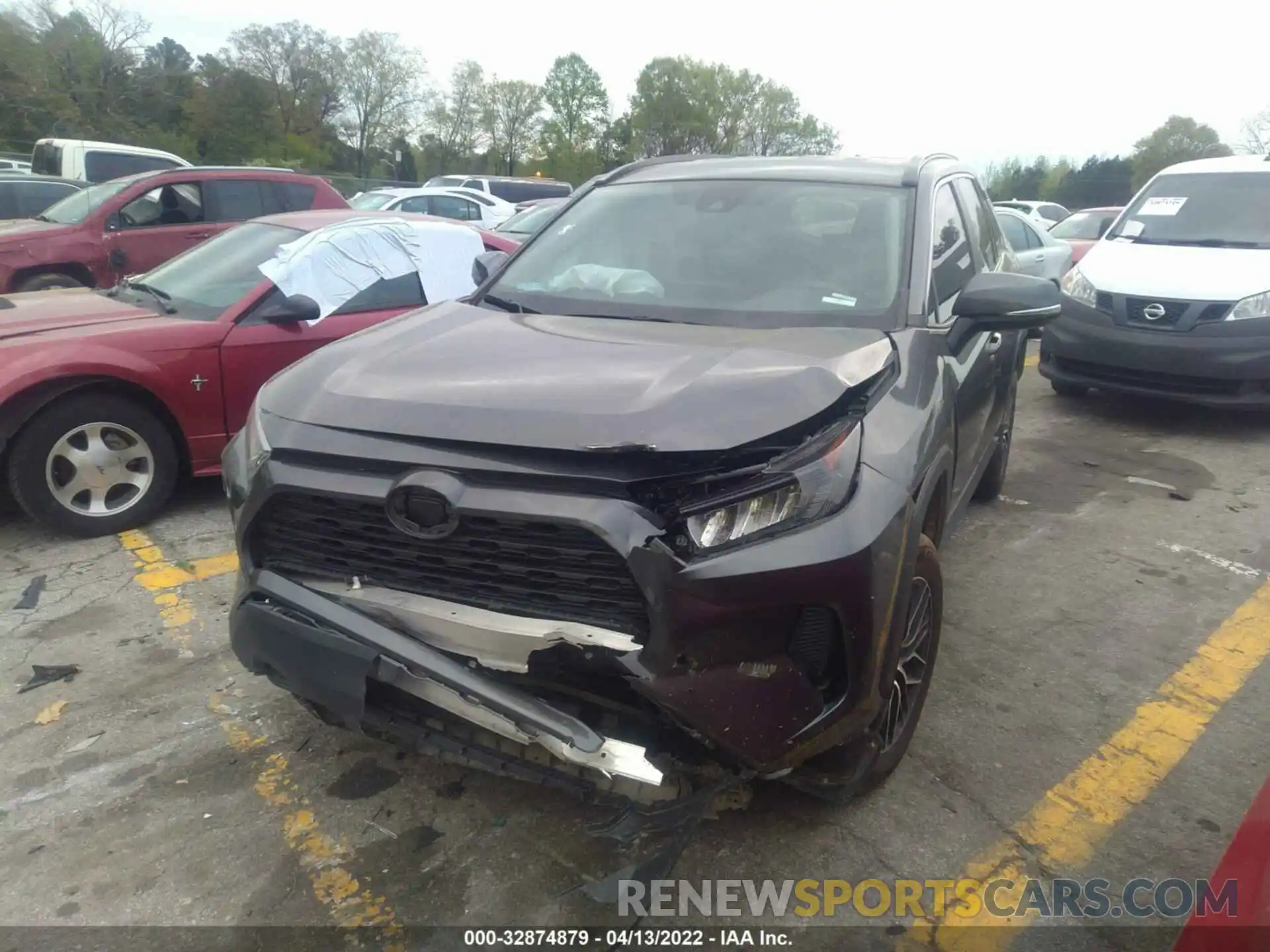 2 Photograph of a damaged car 2T3K1RFVXMC088636 TOYOTA RAV4 2021