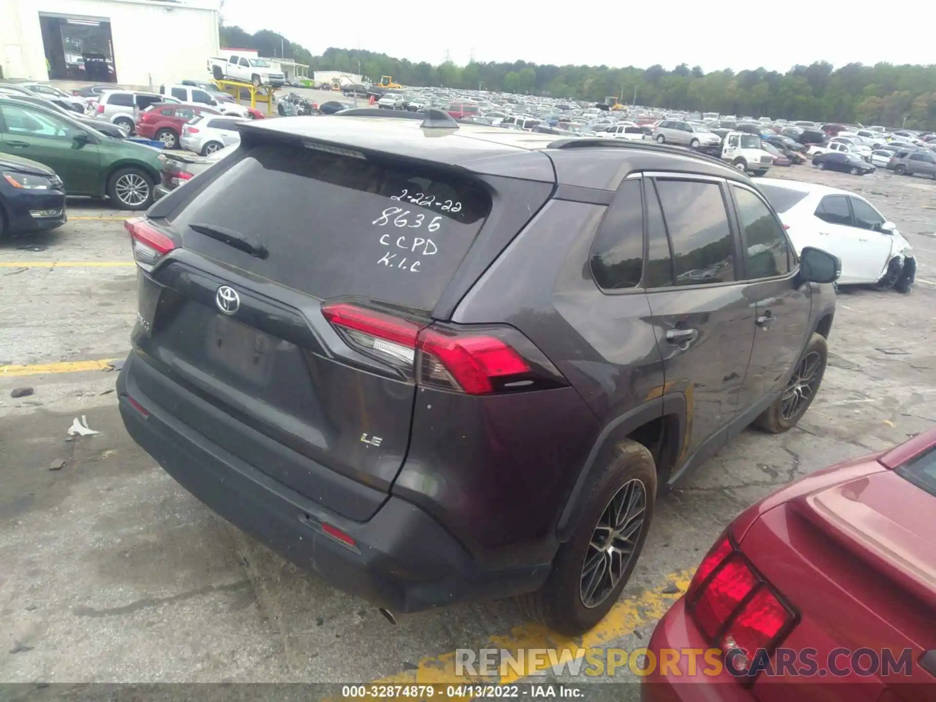 4 Photograph of a damaged car 2T3K1RFVXMC088636 TOYOTA RAV4 2021