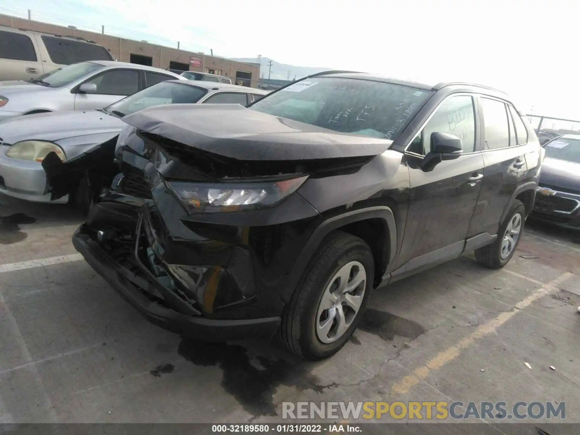 2 Photograph of a damaged car 2T3K1RFVXMC150911 TOYOTA RAV4 2021