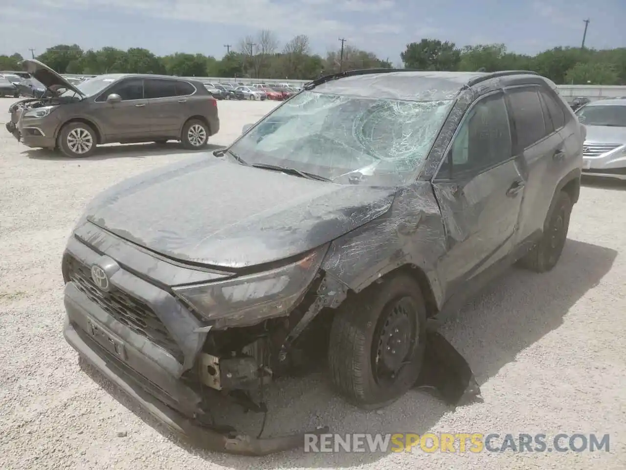 2 Photograph of a damaged car 2T3K1RFVXMW153208 TOYOTA RAV4 2021