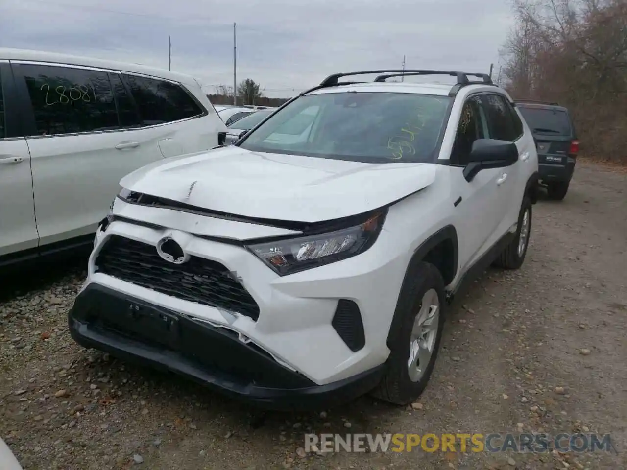 2 Photograph of a damaged car 2T3L6RFV0MW018163 TOYOTA RAV4 2021