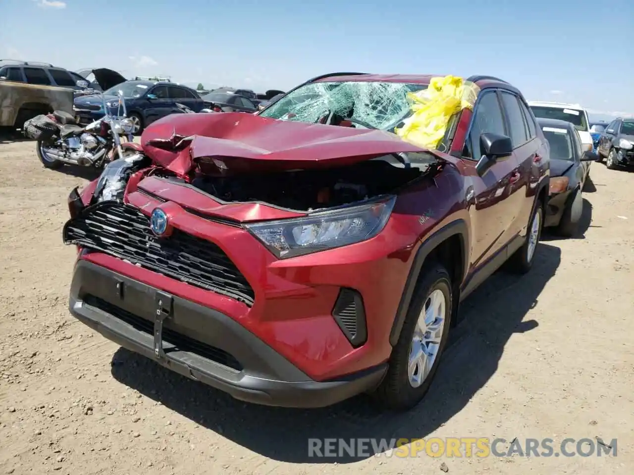 2 Photograph of a damaged car 2T3L6RFV4MW006288 TOYOTA RAV4 2021