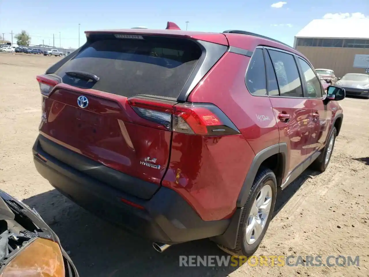 4 Photograph of a damaged car 2T3L6RFV4MW006288 TOYOTA RAV4 2021