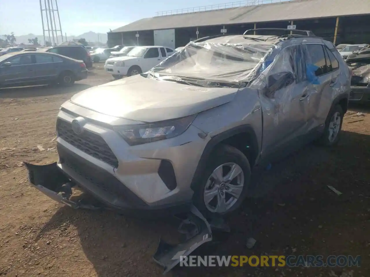 2 Photograph of a damaged car 2T3L6RFV4MW009630 TOYOTA RAV4 2021